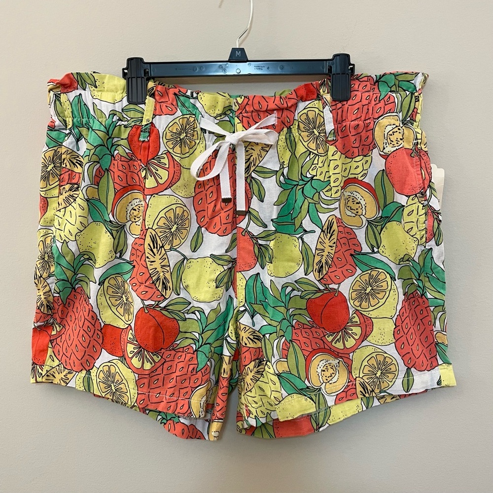 St. John’s Bay Citrus Linen Shorts 1X NWT